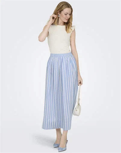 JDY - JDYMio Midi Nederdel - Forever Blue 